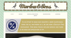 Desktop Screenshot of marlowandsons.com
